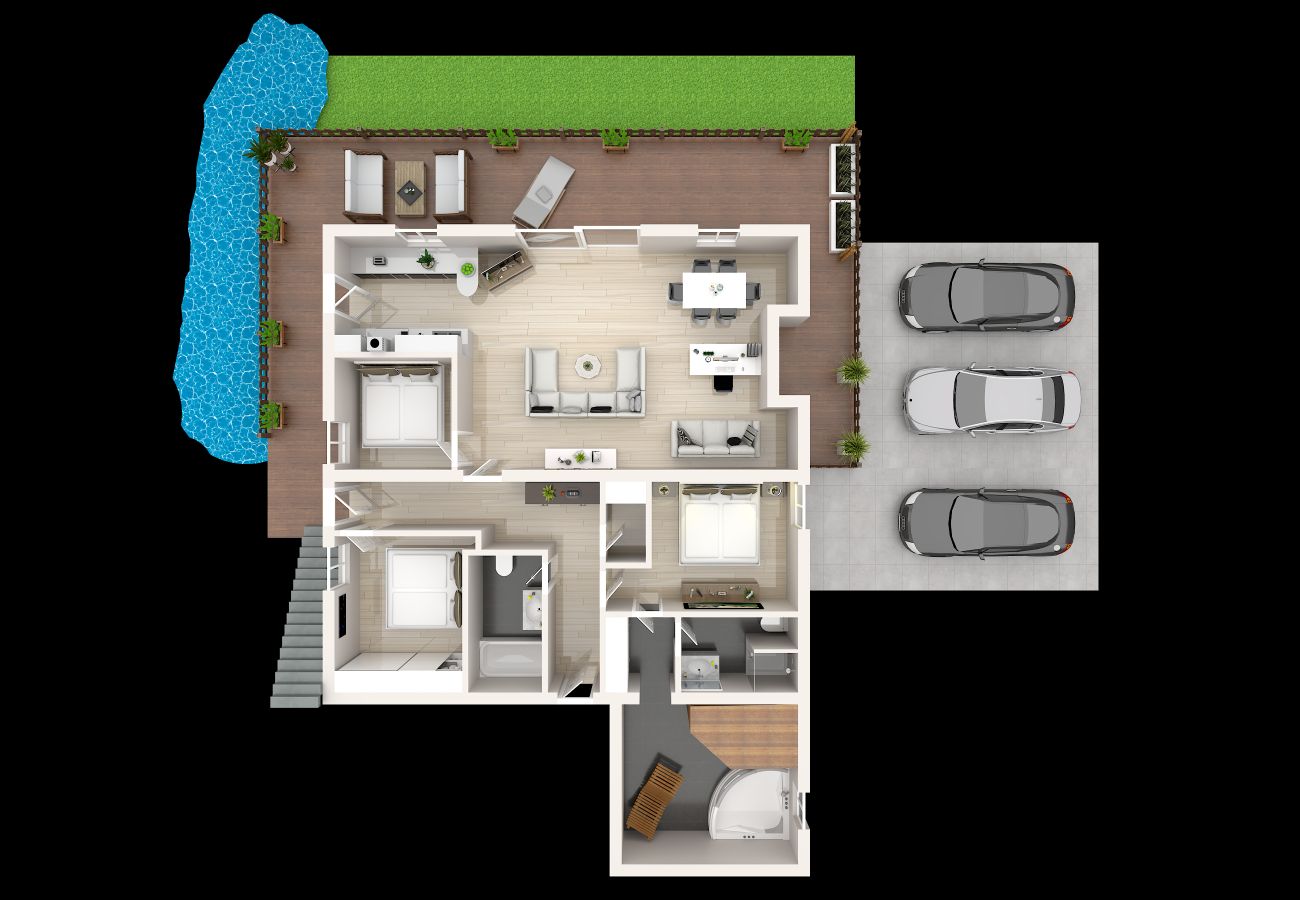 Chalet in Kirchberg in Tirol - Chalet Weinberg Top 2 - 3 bedroom chalet in Kirchberg in Tirol