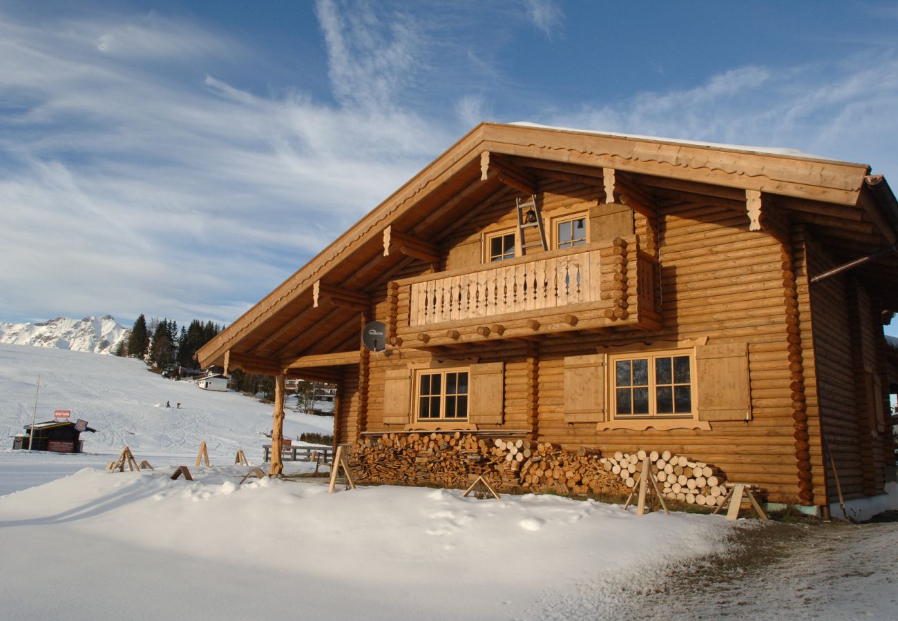 Cabin in Seefeld in Tirol - Blockhouse Schwalbennest - At the ski hill