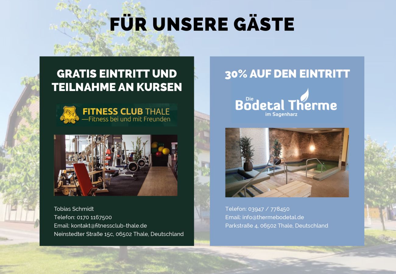 Apartment in Thale - Haus Freigeist - Friedrichssuite