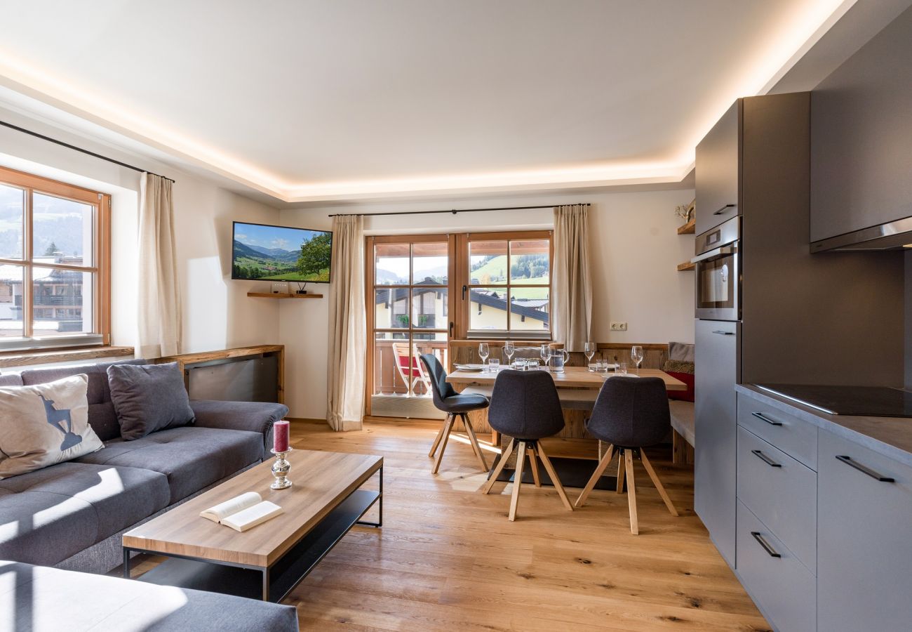 Ferienwohnung in Kirchberg in Tirol - Mountain View - 2 Schlafzimmer Apartment in Kirchberg in Tirol