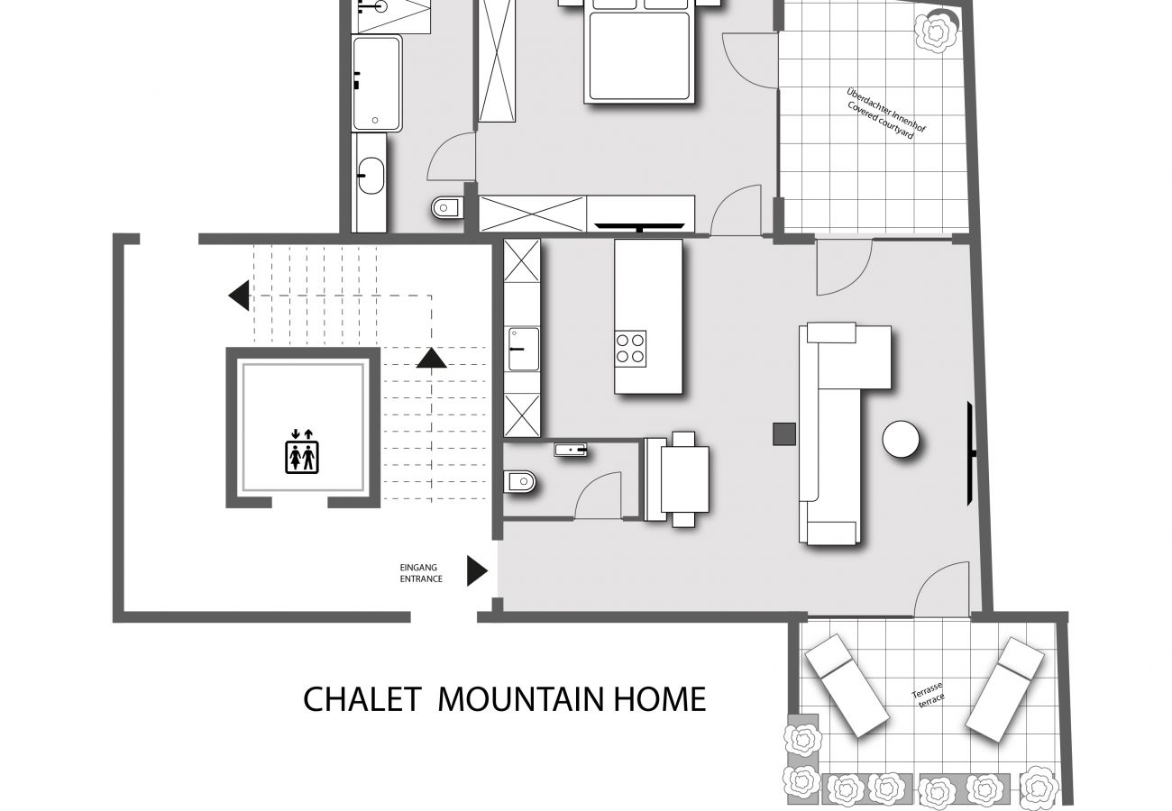Ferienwohnung in Kirchberg in Tirol - Chalet Mountain Home Top 4