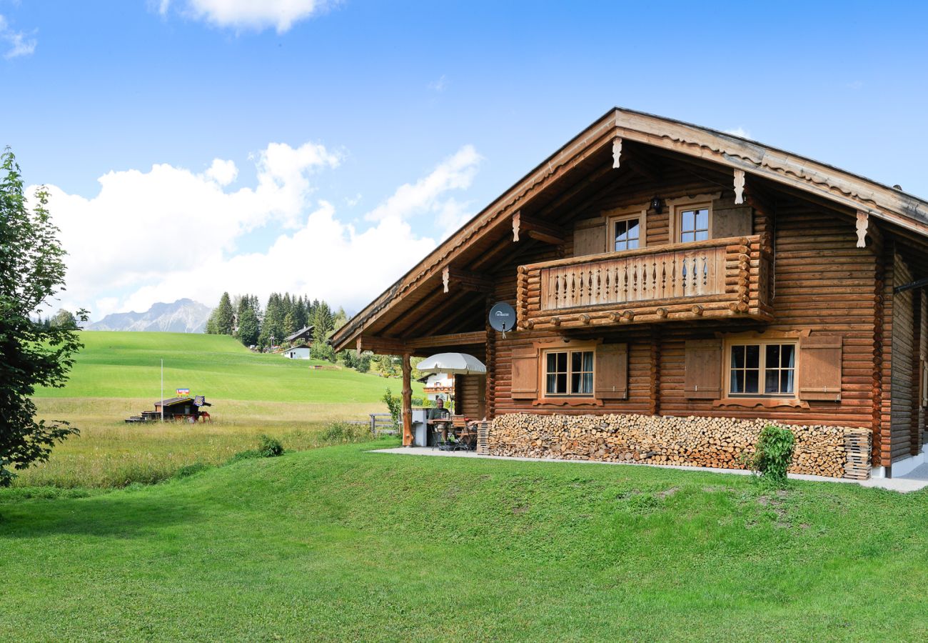 Blockhütte in Seefeld in Tirol - Blockhaus Schwalbennest - Am Skihügel