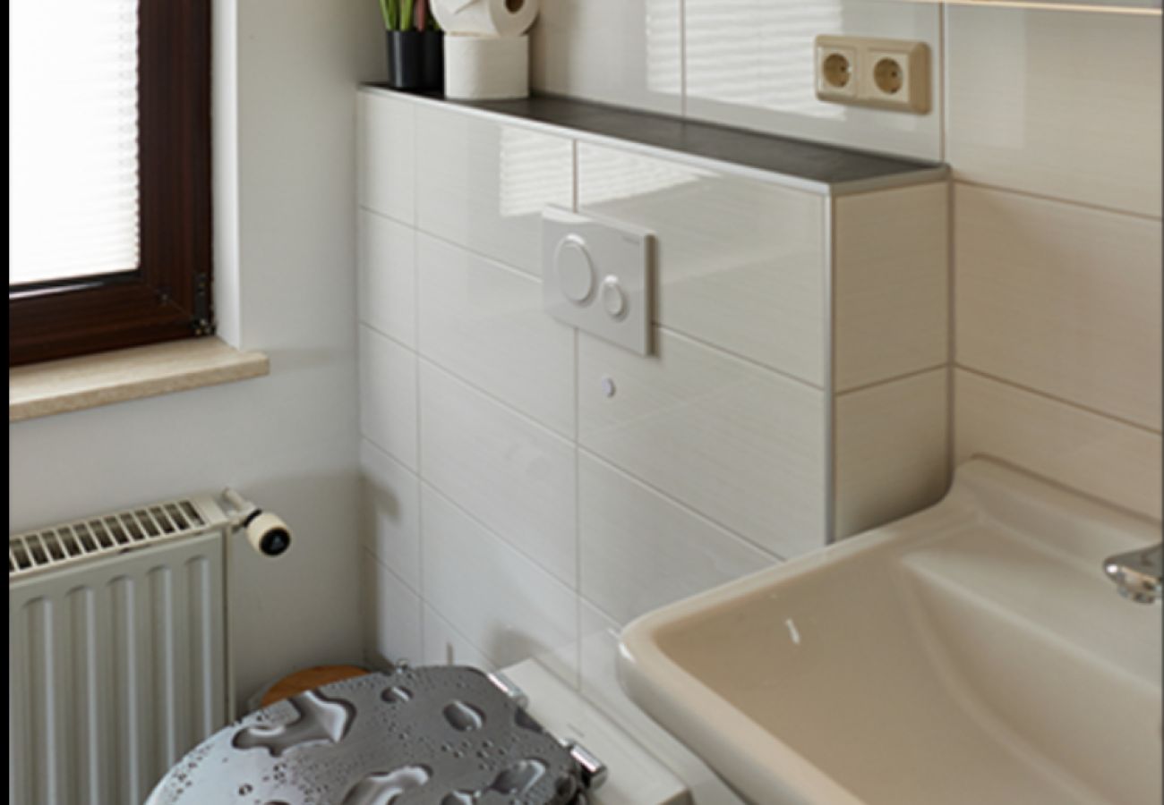 Ferienwohnung in Thale - Haus Freigeist - Wohnung zum Gartenblick
