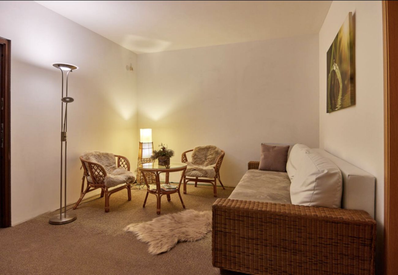 Ferienwohnung in Thale - Haus Freigeist - Wohnung zum Gartenblick